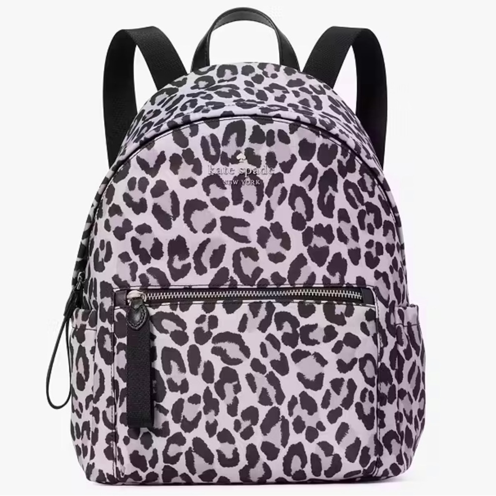 Kate Spade Chelsea Spotted Leopard Medium Backpack
Violet Mist
NWT